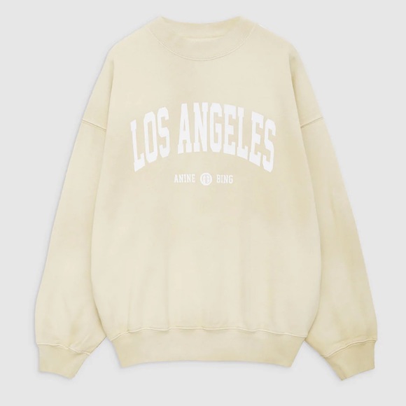 Anine Bing Jaci Sweatshirt University Los Angeles - Picture 2 of 7